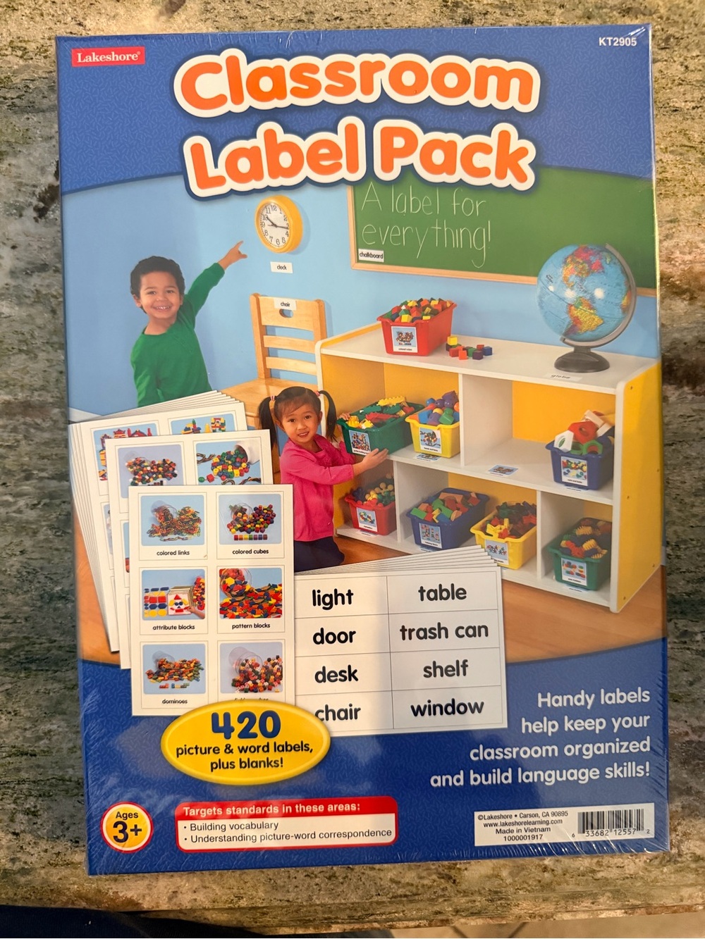 Classroom Label Pack - Blue